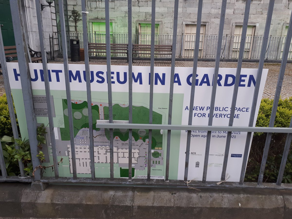 <a href="/HuntMuseum/">The Hunt Museum</a> Your sign was down so we popped it inside the railing.