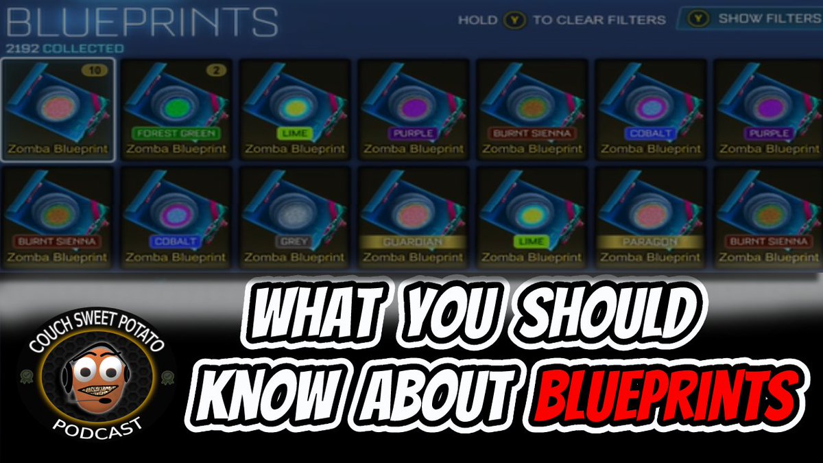 CouchSweet's tweet photo. Rocket League Blueprints l What You Should Know About Blueprints l Couc... https://t.co/Ug3a8U5Arn via @YouTube #RocketLeague #therltradingpodcast #rltrading #rl #rocketleaguetrading #couchsweetpotato #epicgames https://t.co/jXBbeHBKuA