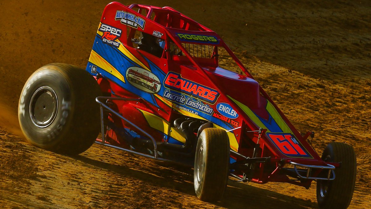 USACNation's tweet photo. .@jrog7646 earned his second career @Fatheadz Fast Qualifying time with the USAC @AMSOILINC National Sprint Cars on Saturday night at @BurgSpeedway. He finished a season-best 6th in the feature.

Rogers earned his first quick time at Putnamville, Ind. in July 2020.

📸 Josh James https://t.co/LECwThKTrn