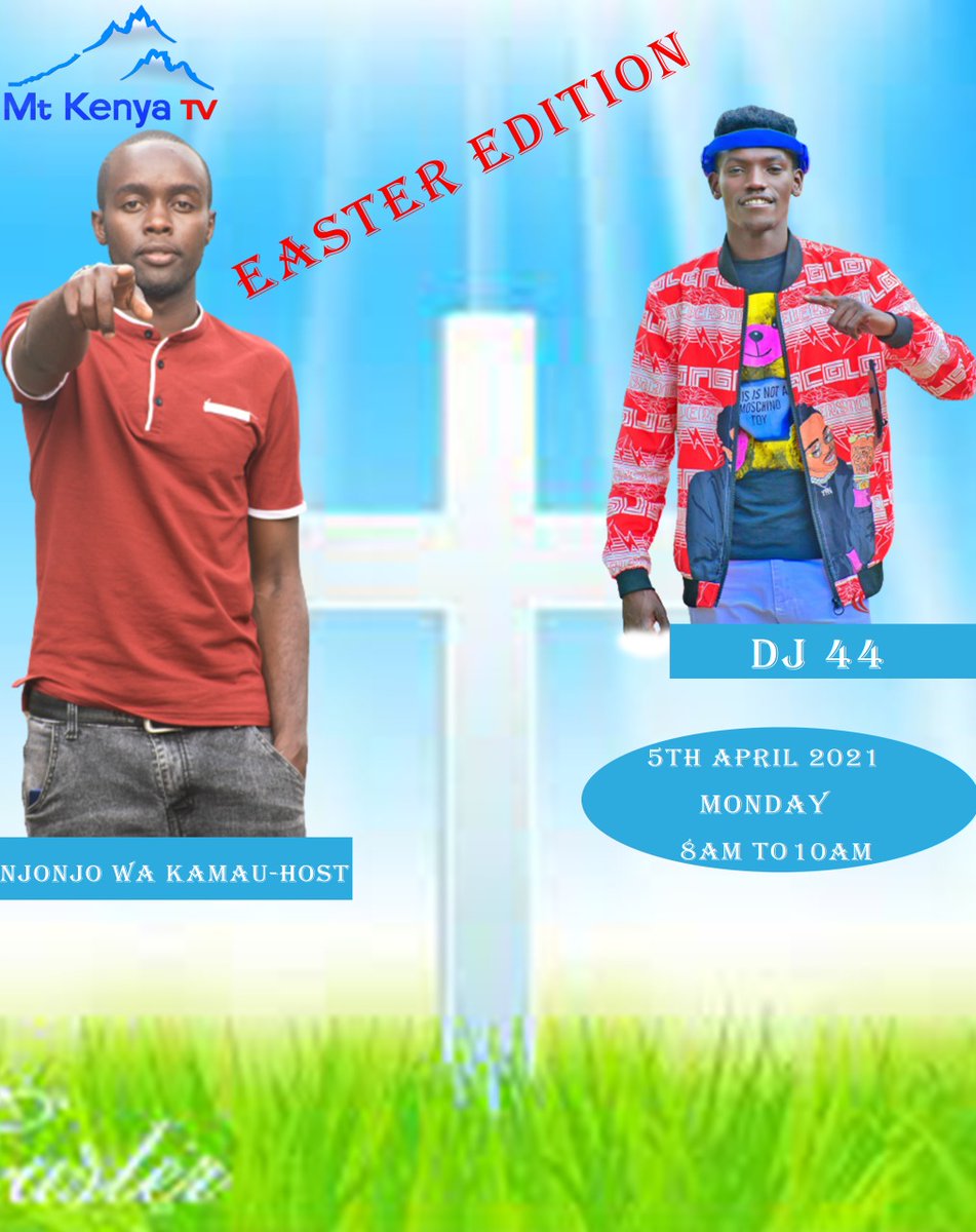 wanjikuwanjirus's tweet photo. #easteredition
Ni muthenya wa ruciu 8am-10am twambiriirie wiki na mwago oho tuinikiririe mambura ma #easter2021 na Njonjo Wa Kamau,#Dj44 nuu urendithiria mambura ma mwanya? https://t.co/5T5KtaVTQX