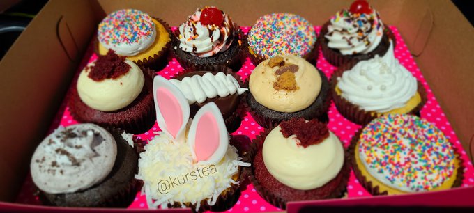 #HappyEaster #happy #easter #cupcakes  &amp; "pupcakes" for my little Easter bunnies 🐾&hearts;️  @SmallCakesCobb<a href="/tag/happyeaster"class="tags">#HappyEaster</a><a href="/tag/happy"class="tags">#happy</a><a href="/tag/easter"class="tags">#easter</a><a href="/tag/cupcakes"class="tags">#cupcakes</a>