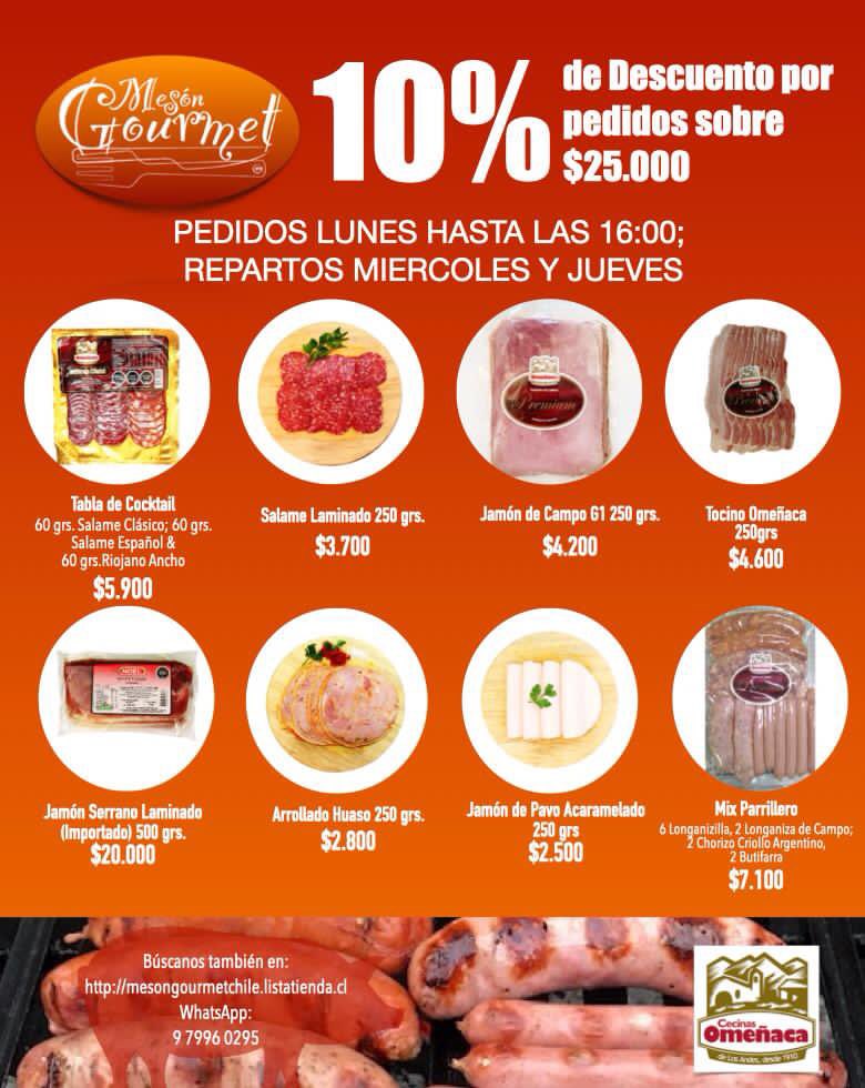 GourmetMeson's tweet photo. Mañana 16:00 horas, haz tu pedido para saborear las mejores cecinas & embutidos. Reparto gratis Las Condes, Providencia y Vitacura. #LasCondes #vitacura #providencia #Gourmet #cecinas #embutidos https://t.co/uooYfkVPch