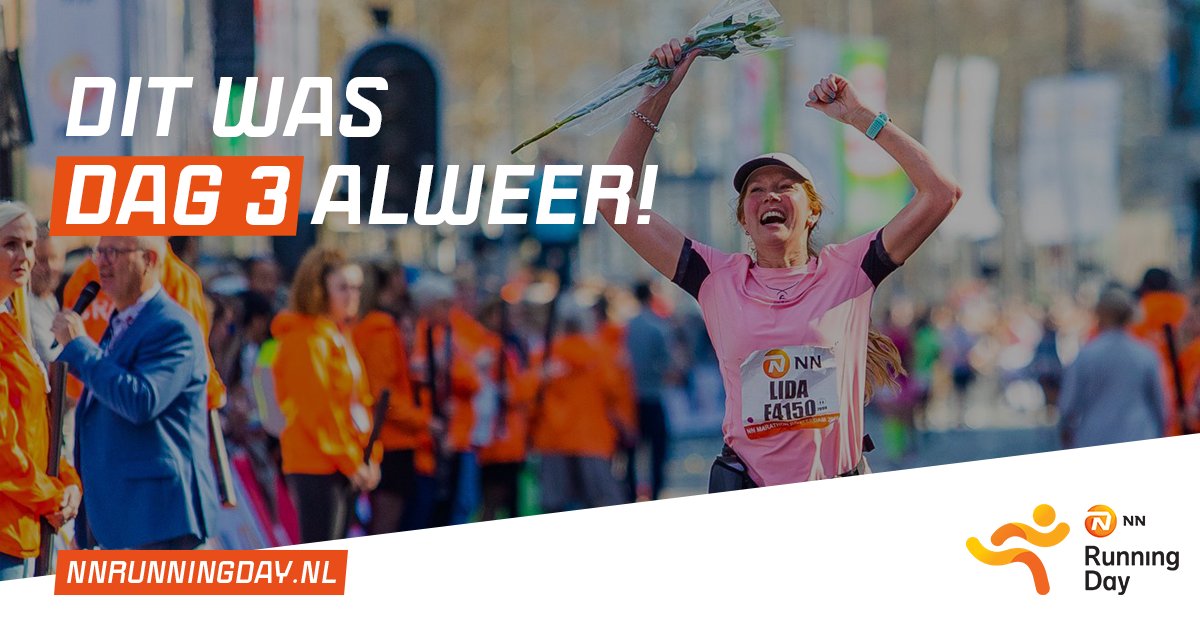 Heb jij een nieuw PR op je naam kunnen schrijven? Morgen de laatste dag! ⏱

👉 Meld je gratis aan via nnrunningday.nl

#NNRunningDay #youneverrunalone #DeMooiste #NNMarathonRotterdam