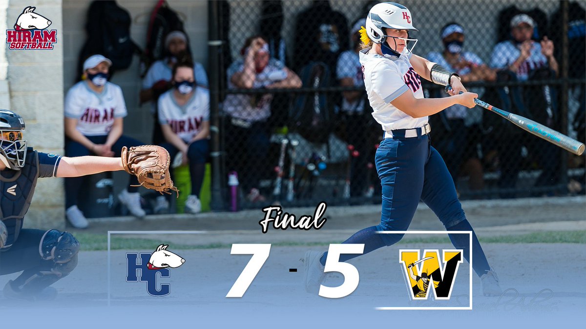 Hiram_Athletics's tweet image. Comeback complete!

@Hiram_SB scores four runs in the seventh inning to beat Wooster 7-5!

#TerrierNation | #d3sb | #RingIT
