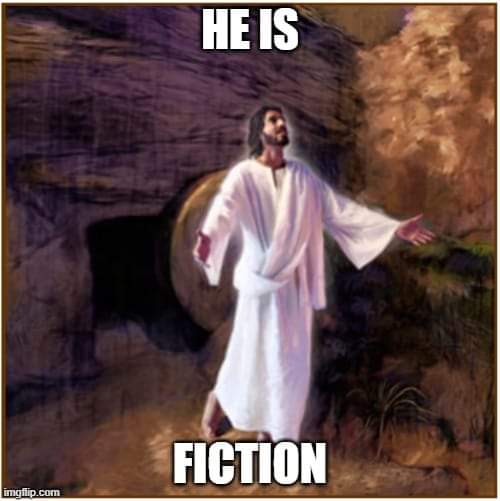 Cringey Atheist Memes on X: "Happy Easter! https://t.co/RMF4jmvQwD" / X