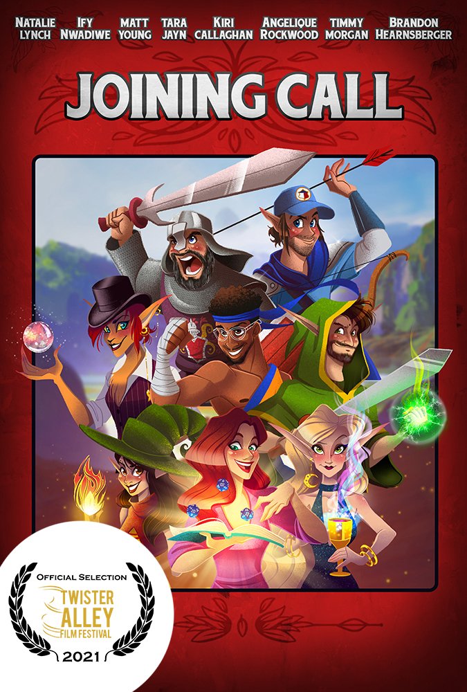 And we’re in another one! Excited to announce that Joining Call has been accepted into the Twister Alley International Film Festival! Keep an eye out for virtual events running April 29th through May 1st. Check out more info on the festival here: twisteralleyfilmfestival.com