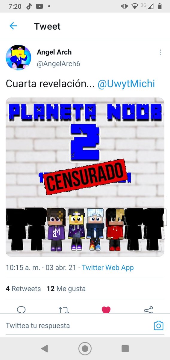UwytMichi's tweet photo. @Tuco54530233 @AngelArch6 Pienso lo mismo... 🤠 https://t.co/AzR7dYpF9S