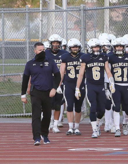 A HUGE CONGRATULATIONS  to our Varsity head coach, Chris Varner, on the 33-20 win over Canyon last night as it marked his 50th win as a High School Football Head Coach! Way to go Coach Varner!