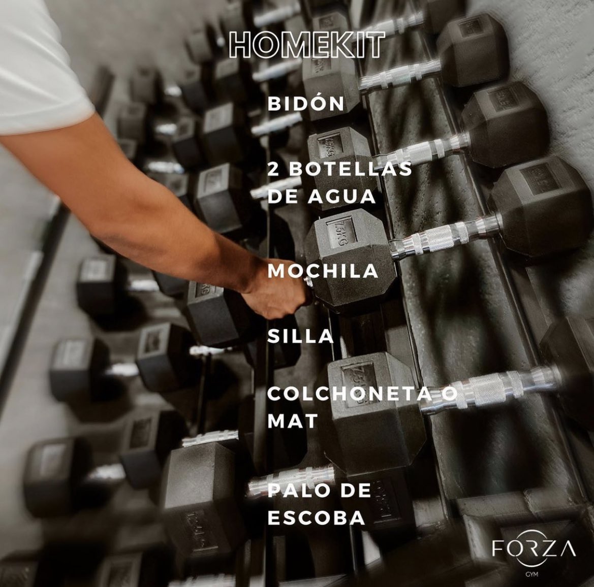 forzagym_'s tweet photo. Semana de clases GRATIS vía zoom e Instagram live.
LUNES:
8:00 - zoom link en bío.
19:00 - Instagram live desde @forzagym__.
A no dejar de movernos 💪🏼. RT para difundir. https://t.co/F3pBegRRB3