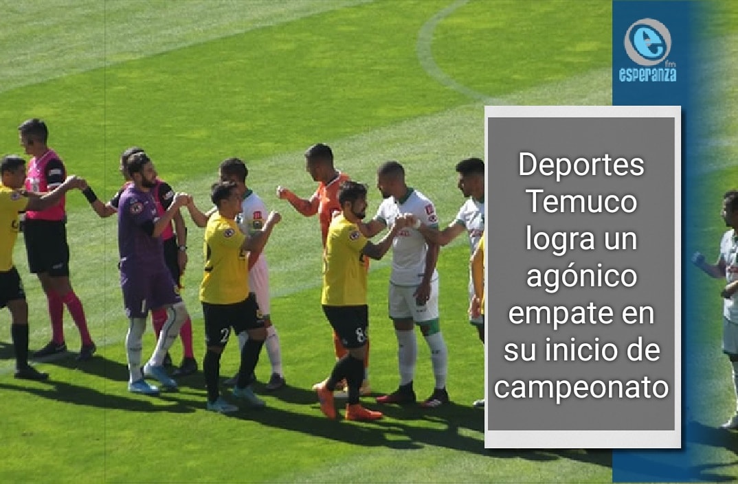 EsperanzaFM's tweet photo. ⚽En el coloso Araucano Deportes Temuco dió inicio a su participación en el Campeonato de Primera B, recibiendo al cotejo de San Luis de Quillota, 2-2 fue el resultado final del encuentro el que por disposición del Minsal se jugó sin Público. 🏆 https://t.co/uEi5VxHV71