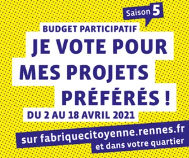 Côté BUDGET PARTICIPATIF 
Nos 3 coups de ❤️ @fabcitoyenne 
Une cuisine partagée portée par Coeurs Resistants  fabriquecitoyenne.rennes.fr/projects/budge…
Le  camion mobile porté par Association Gamelles Pleines  fabriquecitoyenne.rennes.fr/projects/budge…
Un food truck solidaire asso Avenir 
fabriquecitoyenne.rennes.fr/projects/budge…