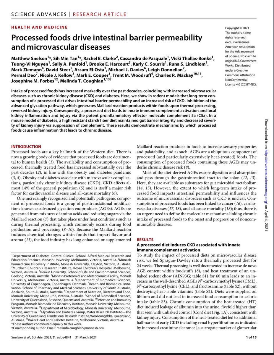 gorka_orive's tweet photo. Los alimentos procesados podrían aumentar la permeabilidad de la barrera intestinal, activar el sistema inmunológico innato e incrementar el riesgo de daño en los riñones.
https://t.co/MNcYmxYiU6 https://t.co/0Fda9twGRI