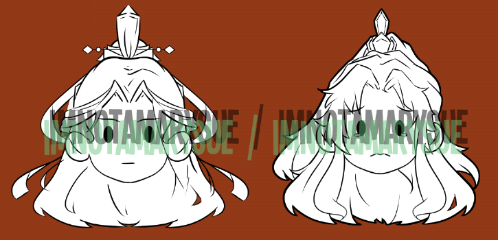 Sorry for the big-ass double watermark but the lineart is done! 