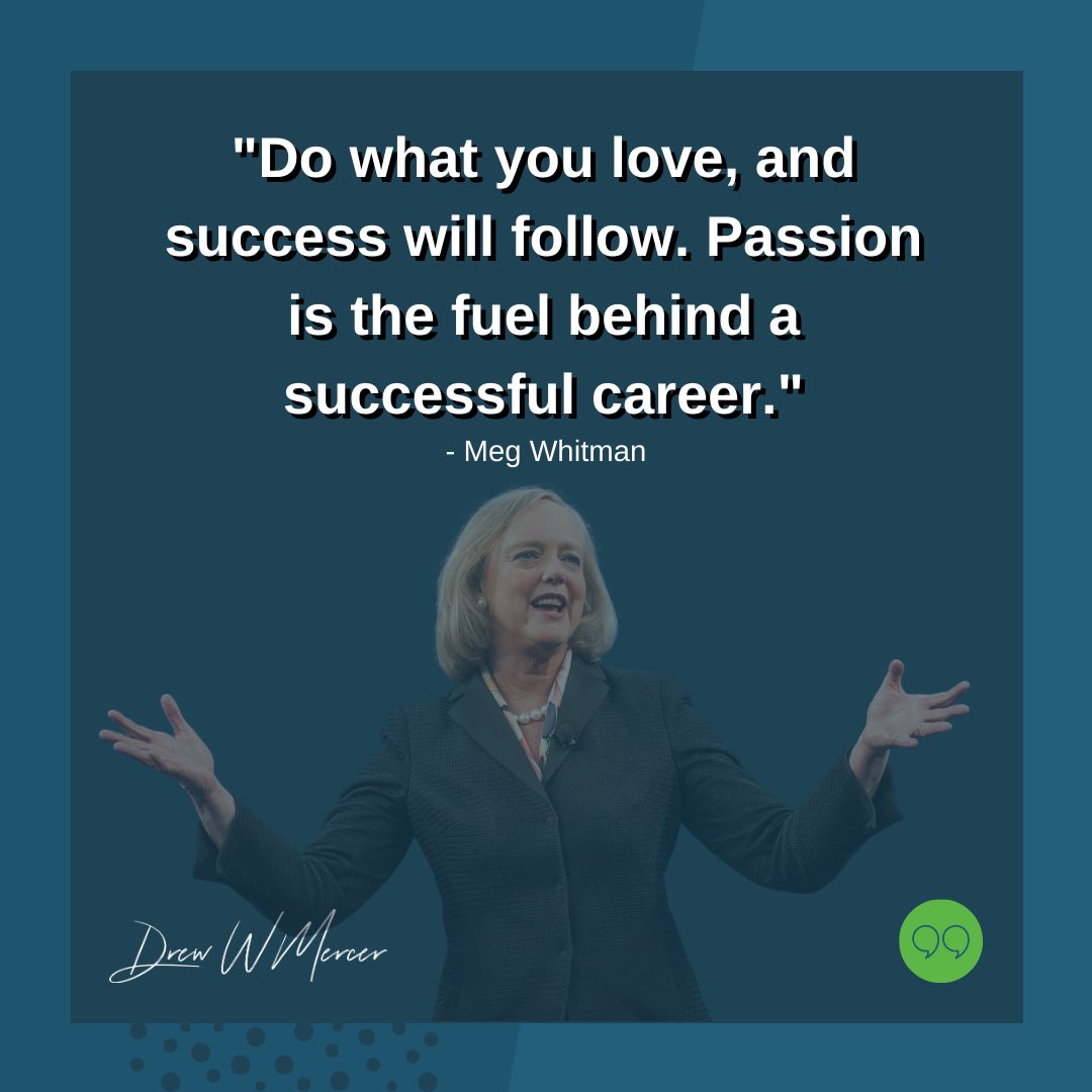 DrewWMercer's tweet image. Hoping this successful business leader inspires others to find that passion. 
· 🦉 ·
#wgunightowl #bscs #wgugrad #wgunc #wgu #triplecrowncreative #nonprofit #upwork #freelancer #msda #wgualumni #datascience #dataanalytics #jerseystem #womenintech #womeninstem #femaleceo #CEO