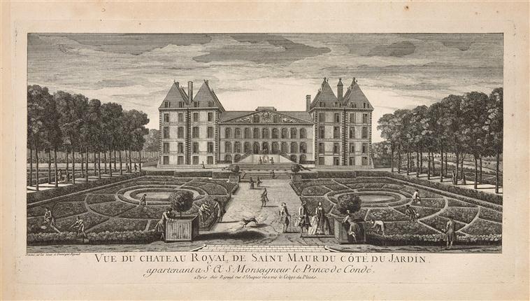 En 1697, Gourville restitue l'usufruit du château achevé à Louis III de Bourbon. L'aile commencée par Catherine de Médicis est détruite et remplacée par une terrasse, avec son symétrique de l'autre côté de la cour, et les pavillons sont effectivement bien terminés.