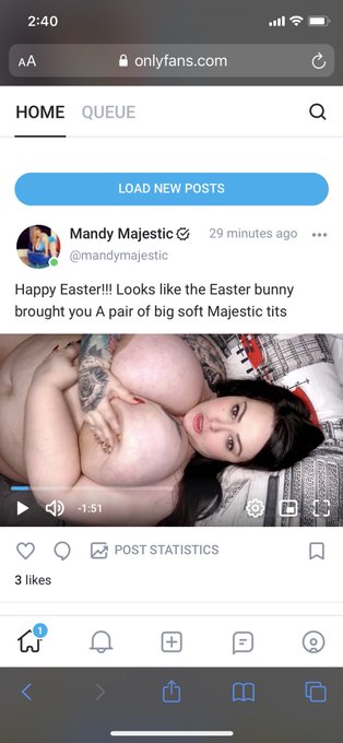 https://t.co/zuRzRJXc3G  happy Easter go check on my only fans just uploaded this titty play video !<a href="/tag/tittytuesday"class="tags"><span>#tittytuesday</span></a><a href="/tag/tastytuesday"class="tags"><span>#tastytuesday</span></a>