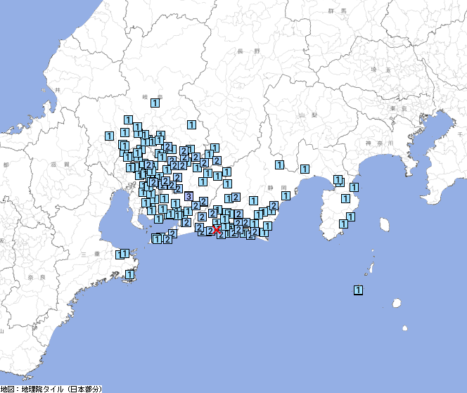 P2p地震情報 地震情報 04 05 06 22頃 震度3 静岡県西部 深さ約40km M4 3 津波の心配なし 震度3 愛知県新城市 震度2 愛知県豊橋市 田原市 名古屋守山区 豊田市 P2pquake 地震 Earthquake T Co Krq5bjfyzk T Co Djm0botgoc