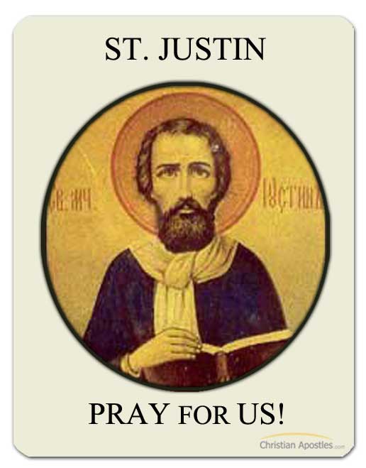 Today is the feast day of St. Justin, patron saint of philosophers. It is no wonder since spent his youth studying the great poets, orators, historians and scientists of the time. He was a writer and witness to the truth, a witness for Christ unto death.
christianapostles.com/st-justin