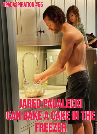 Franki3W's tweet photo. #PadaSpiration #55
#JaredPadalecki can bake a cake in the freezer.
#Walker #WalkerFamily #WeLoveYouJared #SPNFamily #Inspiration #Motivation #AKF @jarpad #PadaKitchen @jarpadtxranger #PadAwesome #PadaPower #PadaChef #BakingCake #SweetTooth #NakedChef https://t.co/iCCs5MyiL6