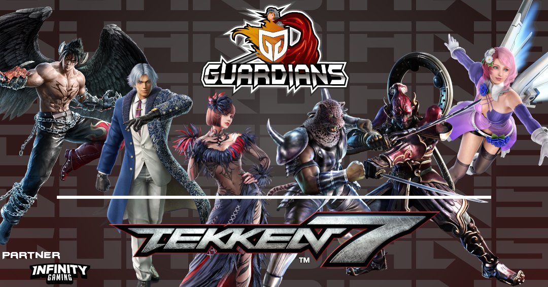 📢Seguimos con más FT10 de #Tekken7, ahora es tu turno de participar y disfrutar con nosotros. Reta a uno de nuestros⚔️Guardians🛡️, tu eliges:

🏆 @agoolv23 
🏆 <a href="/CesarStrife/">Guardians | Strife🇮🇨 (César Arrocha)</a> 
🏆 <a href="/temaway23/">Guardians | Temaway</a> 
🏆 @Kaiser_Tek7 
🏆 <a href="/TKPumuku/">Pumuku</a> 
🏆 <a href="/Yetede333/">Yete</a> 

📩MD Escríbenos

#westand