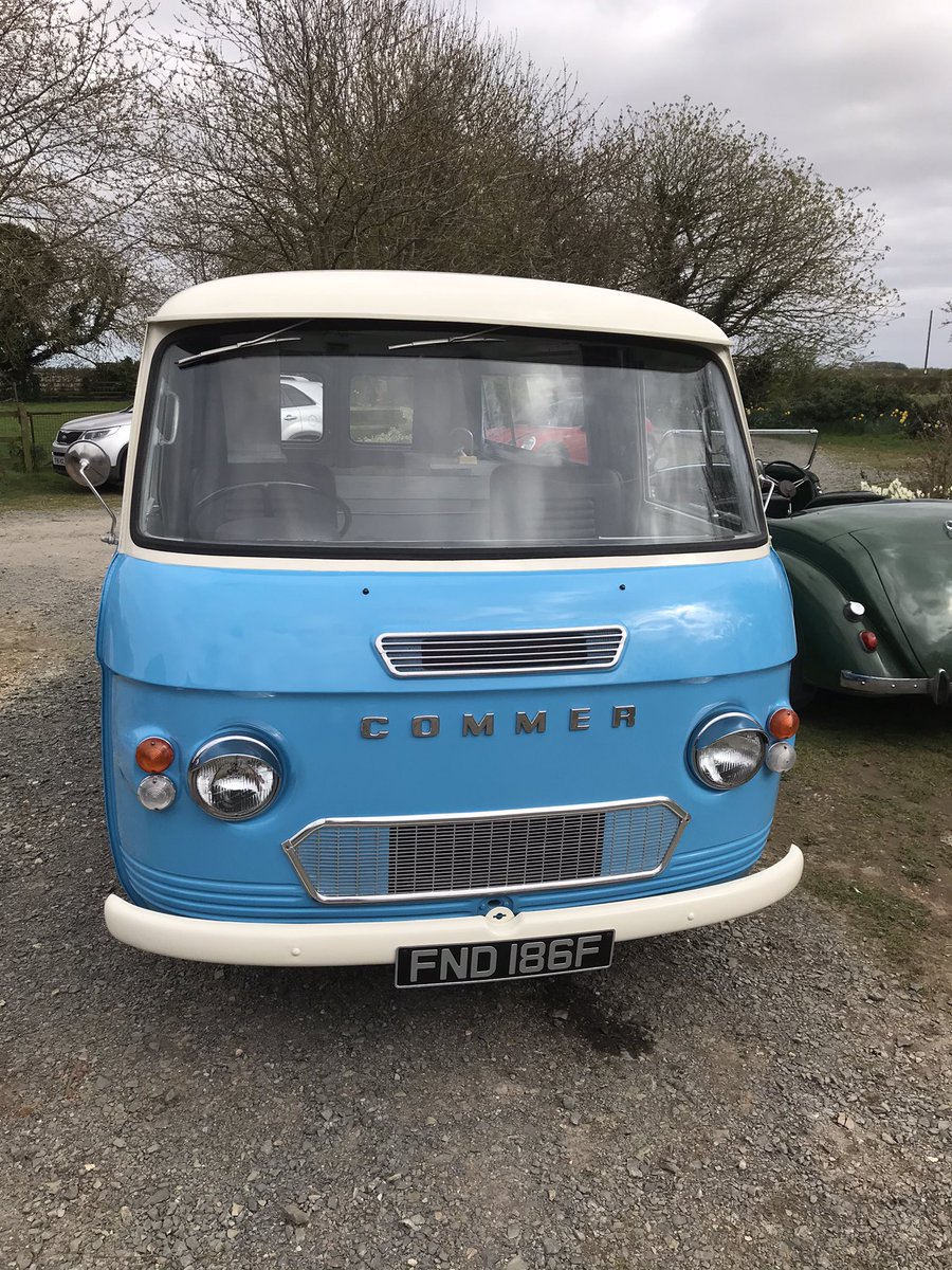 class37Brad's tweet photo. A friend of mines 1968 Commer PB van, I love these vans in my opinion they’re better then VWs but sadly these vans are extremely rare #commerpb #classiccars #classiccamper https://t.co/nqJ7zmBO7l