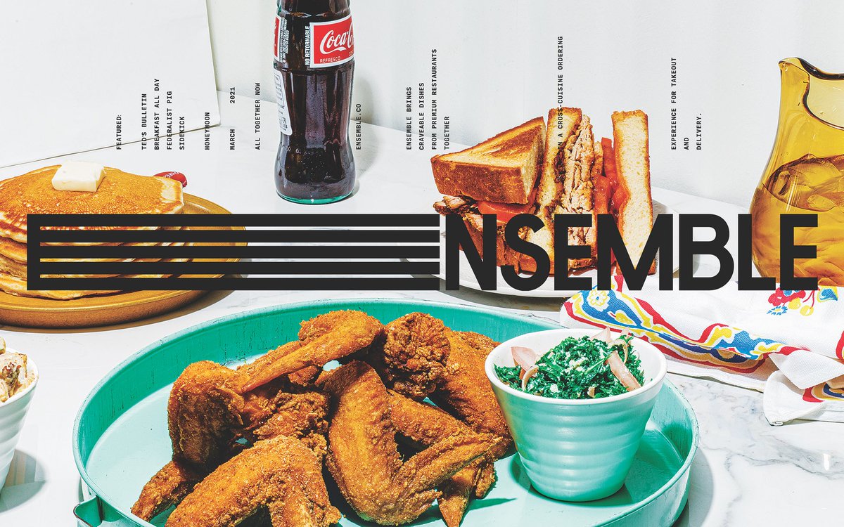 Nice to see our friends Ensemble out in the world! 🤟 Congrats on the launch, 📸 by Nick Johnson, branding by <a href="/Franklyn_design/">Franklyn</a>