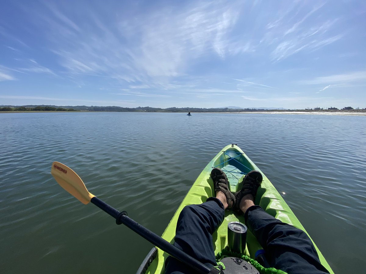 Absolutely goregous morning on the water at #ElkhornSlough. 🚣🦦🤙