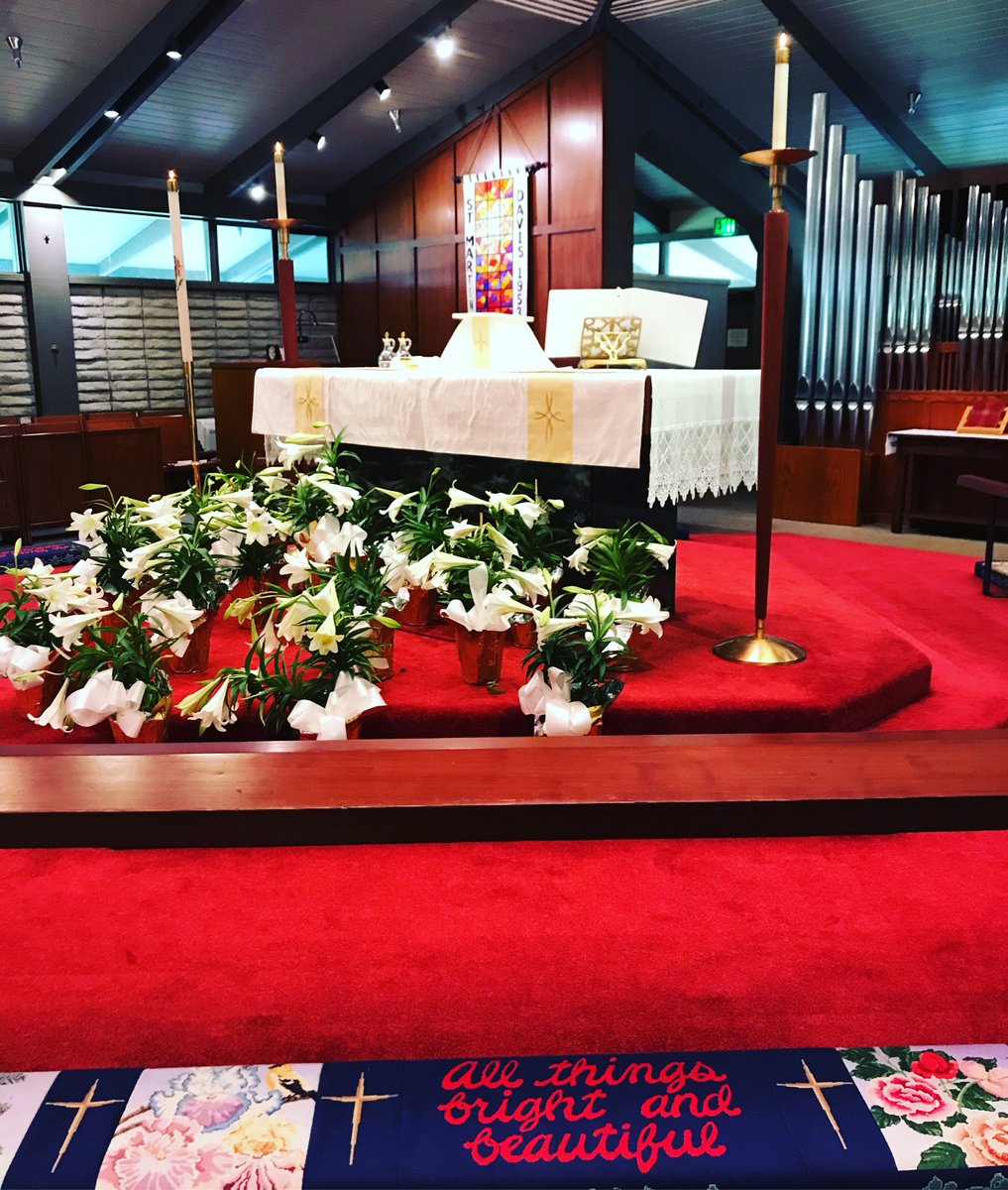 We have learned so much about how to worship together online since last Easter. I’m so very grateful. And yet, I hope with all my heart that next year our online services are in addition to a  church overflowing with people.