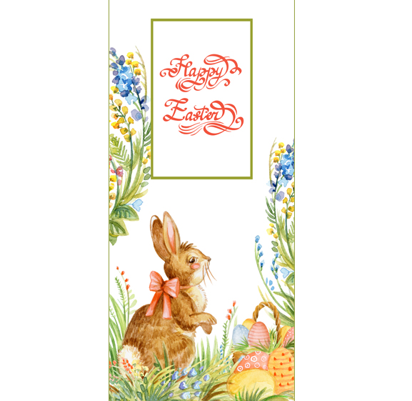A bookmark illustration with an adorable Easter bunny! shutterstock.com/ru/g/AlinArt 
#акварель #пасхальныйкролик #пасха #rabbit #fineart #cute #spring #cute #cartoon #easter #art #character #alinart #watercolor #illustration #illustrationartists #bunny #children #embroidery #painting