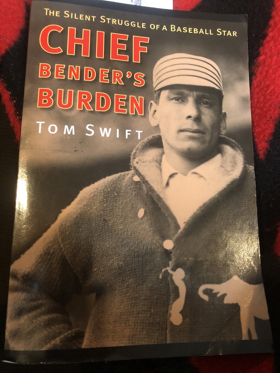 BaseballJason2's tweet photo. The latest book I’ve started reading. 

#Baseball #ChiefBender #DeadballEra #HallofFamer https://t.co/zIUPJhOha0