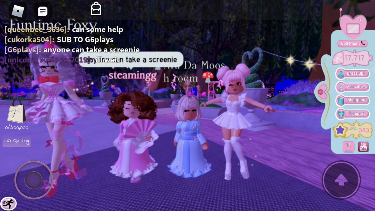 IGalacticoreo's tweet photo. OMG! I JOINED A SERVER WITH @g6plays IN! OMG I WAS SHAKING! FOLLOW AND SUB TO HER! GET HER TO 1K SUBS PLEASE! #royalehigh #RoyaleHighAprilFools #royalehigheaster #RoyaleHighTea https://t.co/PnzrBYAOMW