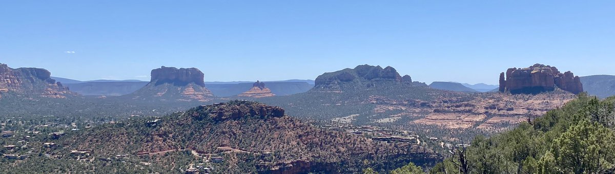 CharlesRHusted's tweet photo. Airport Loop Trail = Sedona 360 degrees #TrailLessTraveled #EasterHike.... Avoid the crowds at Cathedral Rock, Soldiers Pass, & Devils Bridge #SedonaRocks @ArizonaTourism https://t.co/lNxM6tlle6