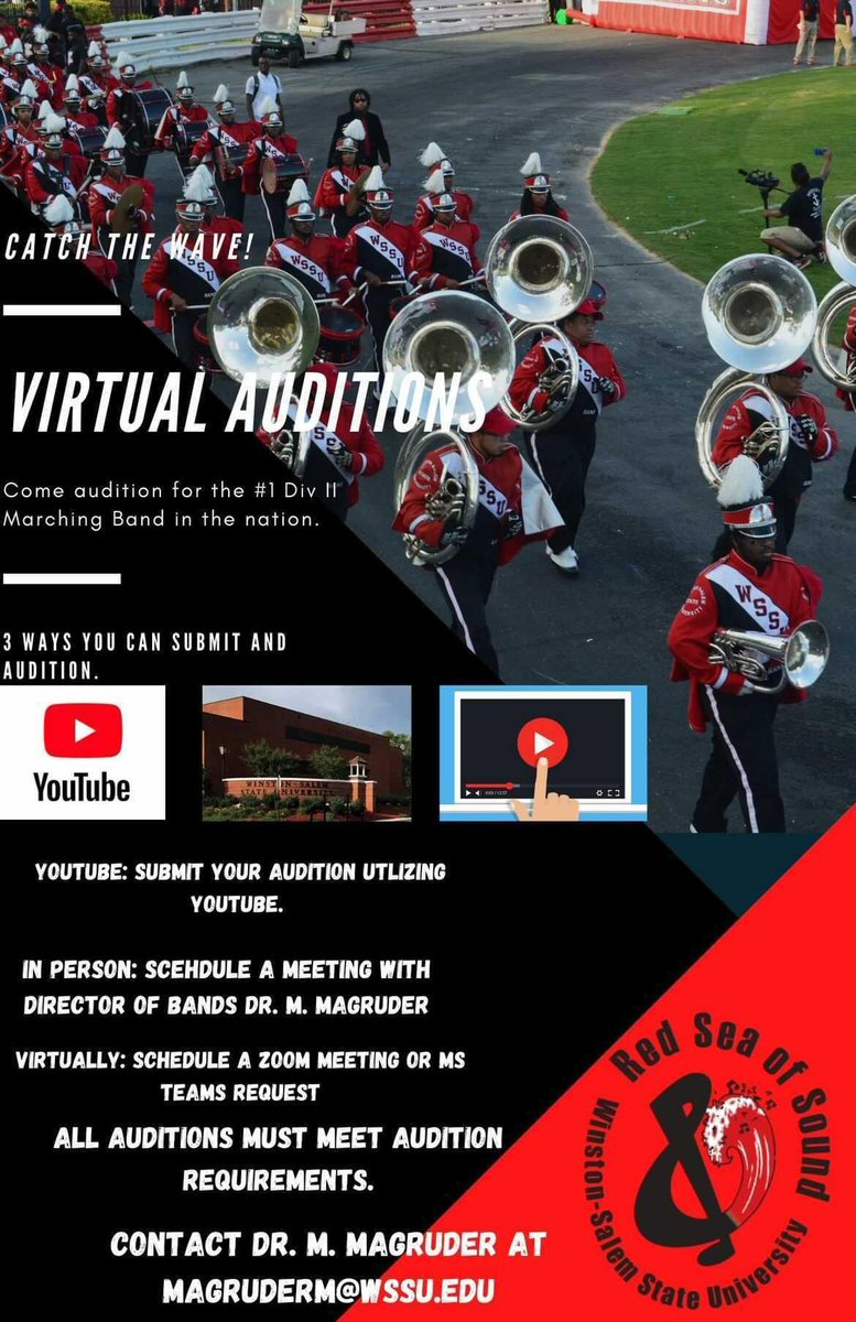 Want to audition to be apart of the Red Sea of Sound? Here's how you can!