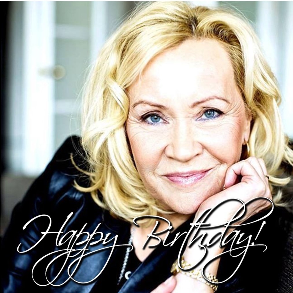 Happy best birthday wishes to ABBA\s very own Agnetha Faltskog  