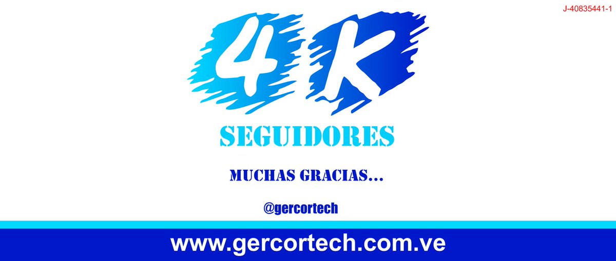 gercortech's tweet photo. Hoy estamos muy contentos, hemos alcanzado los #4k seguidores en Instagram. Gracias a todos nuestros seguidores, clientes y buenos amigos.

Todo el equipo de @gercortech festeja por lo alto tu fidelidad y compromiso. 

¡Gracias por Preferirnos!
.
.
.
#4000seguidores #somos4k https://t.co/w9cc74MecF
