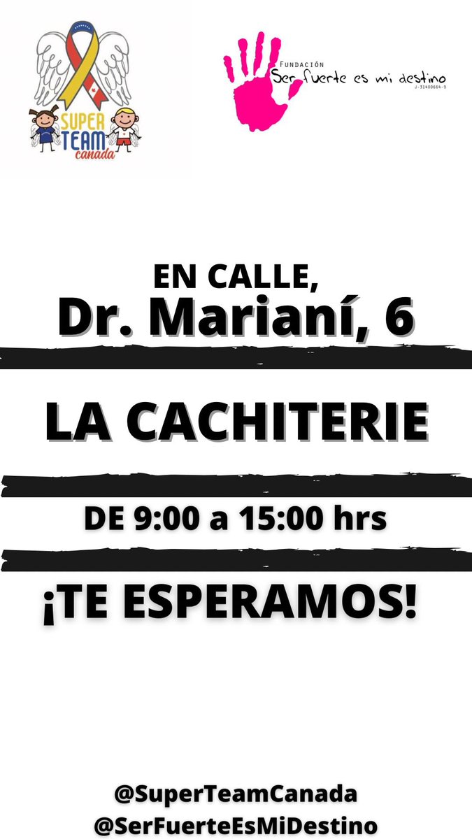 Esto es el próximo domingo y tenemos toda la fe del mundo que nos irá súper bien por nuestra gente en VENEZUELA 🇻🇪💛
