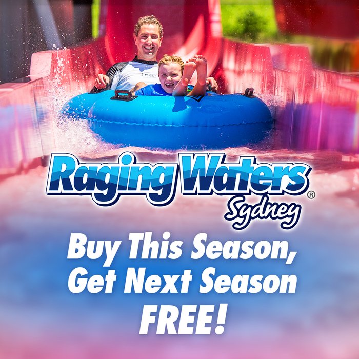 Sale ends midnight! ⏰
Experience the fun these school holidays PLUS get unlimited entry next season ragingwaterssydney.com.au