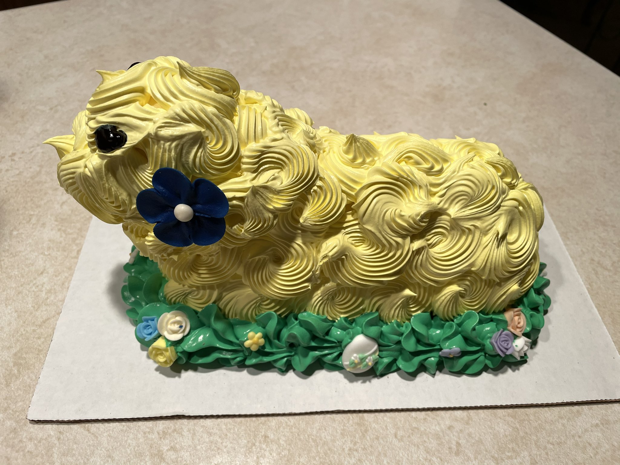 Carl Lam on Twitter "Devouring this butter lamb ice cream cake with my