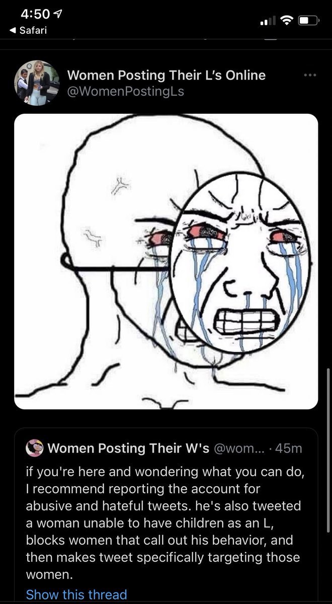 MenPostinTheirL's tweet photo. @Mjolyyy_ QT of Women Posting Their Ws calling him out https://t.co/3IlZd84eXe https://t.co/hCBat4xEGy