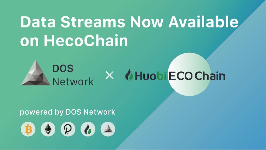5/15The  $DOS Data Stream is already deployed for the  @HECO_Chain & integration for  #BSC   & the  $DOT ecosystem are next; allowing off-chain data to be connected to smart contracts on  @Polkadot parachains & BSC via 2.0.BSC on mainnet is imminent & Polkadot support planned for Q4.