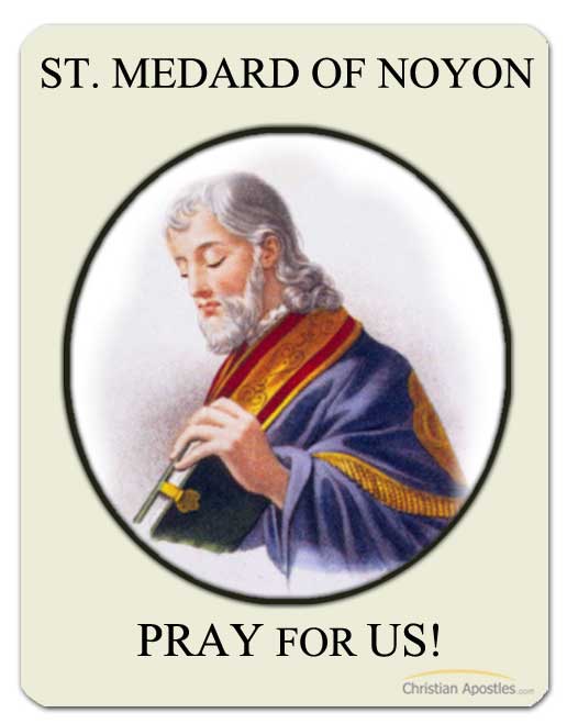 June 8 is the feast day St. Medard of Noyon, the patron saint of meteorologists, field workers. 
Click the link below for additional prayers to seek the intercession of St. Medard for good weather and safety against fierce storms:
christianapostles.com/st-medard-of-n…