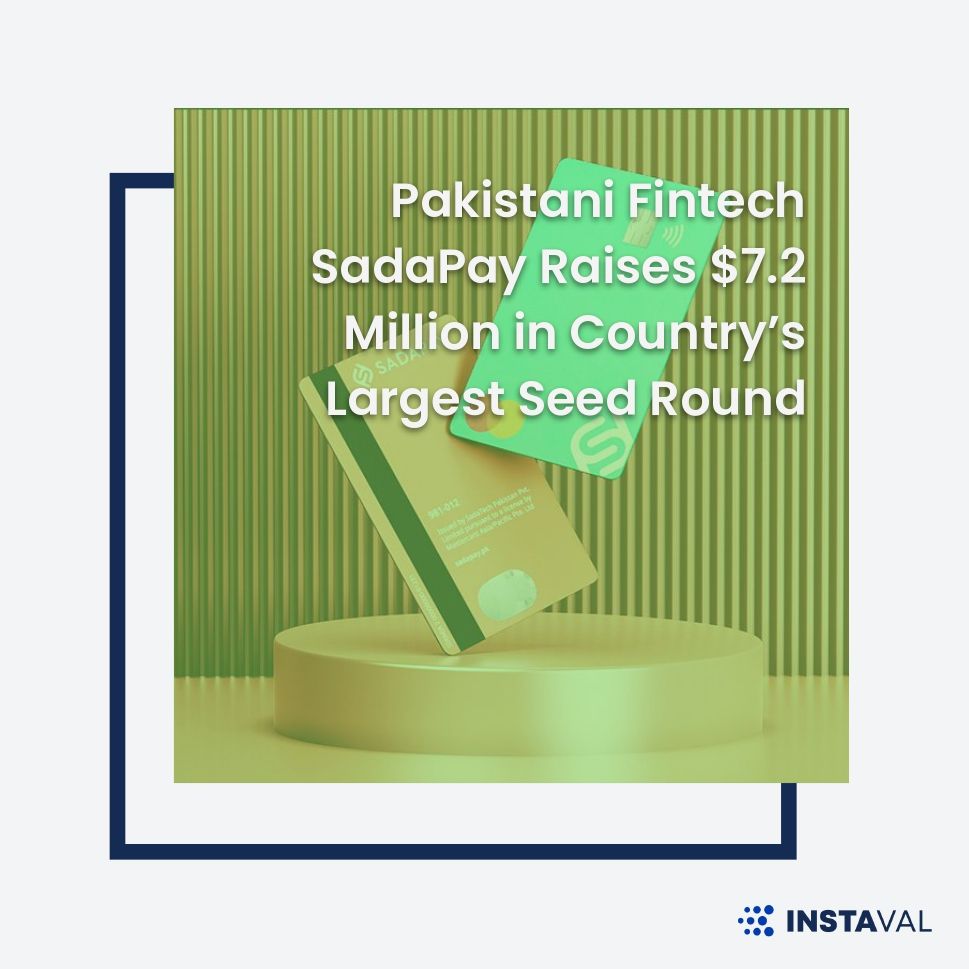 instaval_co's tweet photo. SadaPay, a fintech startup based in Islamabad, has raised $7.2 million in a seed round led by New York-based Recharge Capital. The financing is the largest-ever seed closed by a Pakistani startup.

#news #finance #fintech #startup #fintechnews #pakistan #seedround https://t.co/XRiu2DmmMK