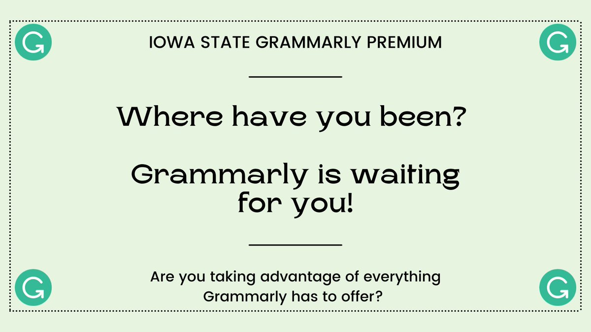ISUGrammarly's tweet photo. https://t.co/Z0z2JaBboD