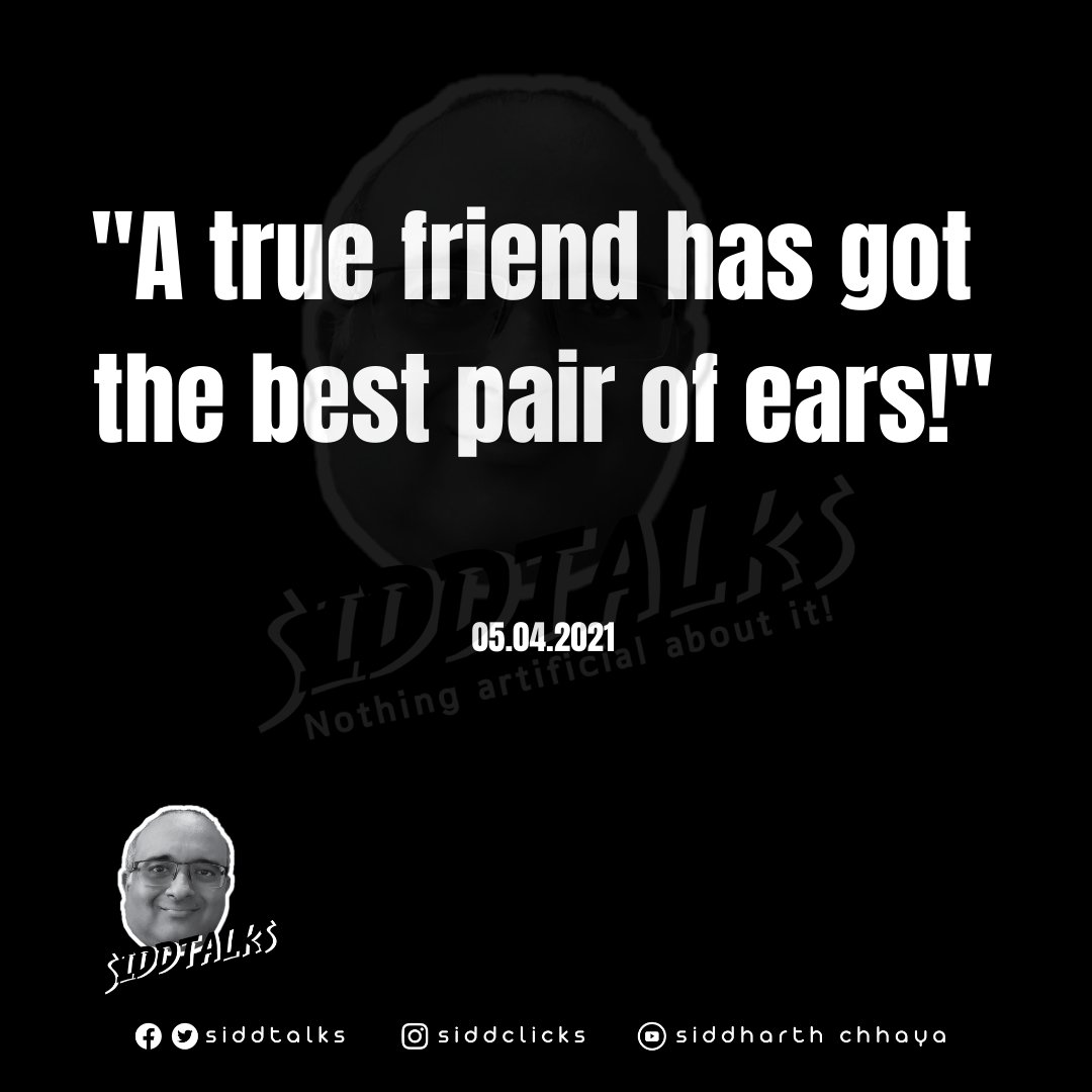 WisdomOfCric's tweet photo. Everyone must have that kind of friend, isn't it?
#Siddtalks #SidQuote #Friendship #TrueFriends #BestFriends #Bestie #FriendshipQuotes https://t.co/Xvmaxw07rn