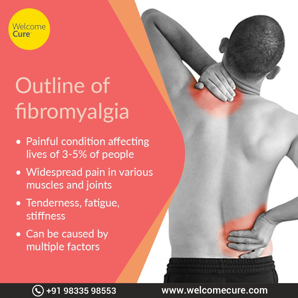#KnowTheCondition
Fibromyalgia is an extensive condition of musculoskeletal pain, weariness, and mood & memory issues.
#Musculoskeletaldisorders #welcomecure #musclepain