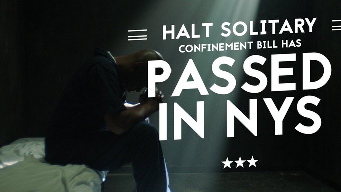 Incarcerated Nation Network,Inc - VICTORY! After a long campaign led by survivors of solitary confinement, families with loved ones in solitary, and families who have lost loved ones in solitary, the #HALTsolitary Confinement Act is now law! Next up: #ParoleJusticeNY https://t.co/H3glfz7ssd