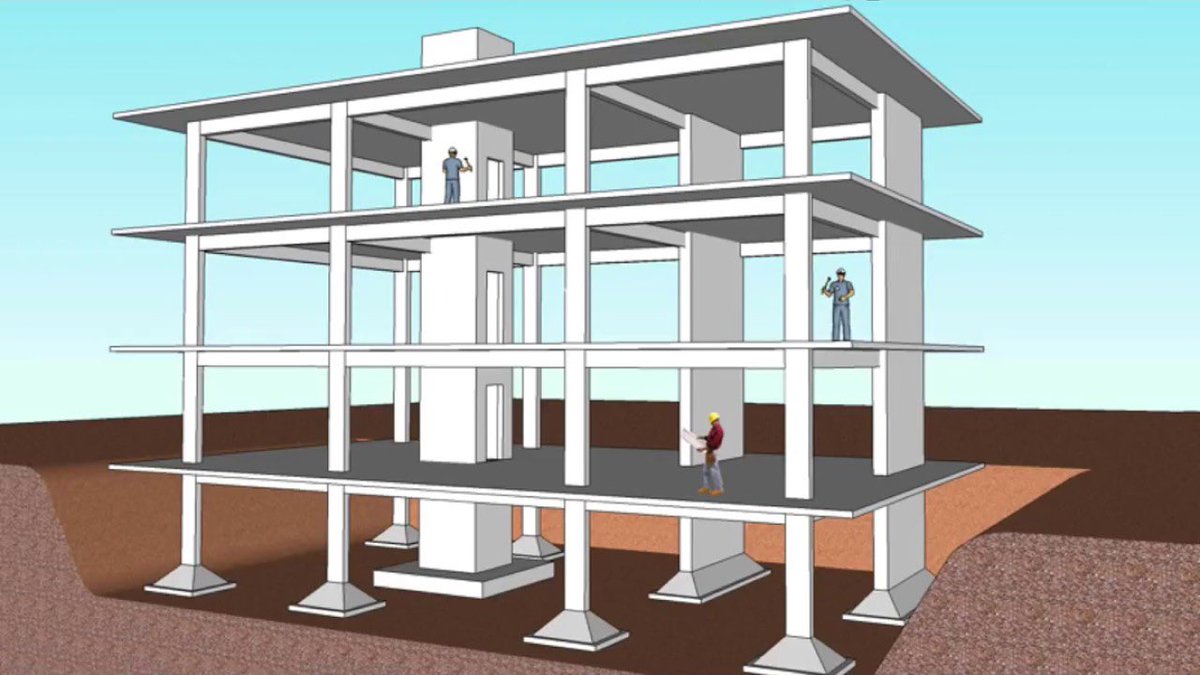DiegoFeijoo16's tweet photo. In beam and column construction, beams and girders support floor and roof loads and distribute the loads to the vertical columns  #bcn2210 #fiu #fiumossschool #construction @FIU_MossSchool https://t.co/8x2WPWzscB