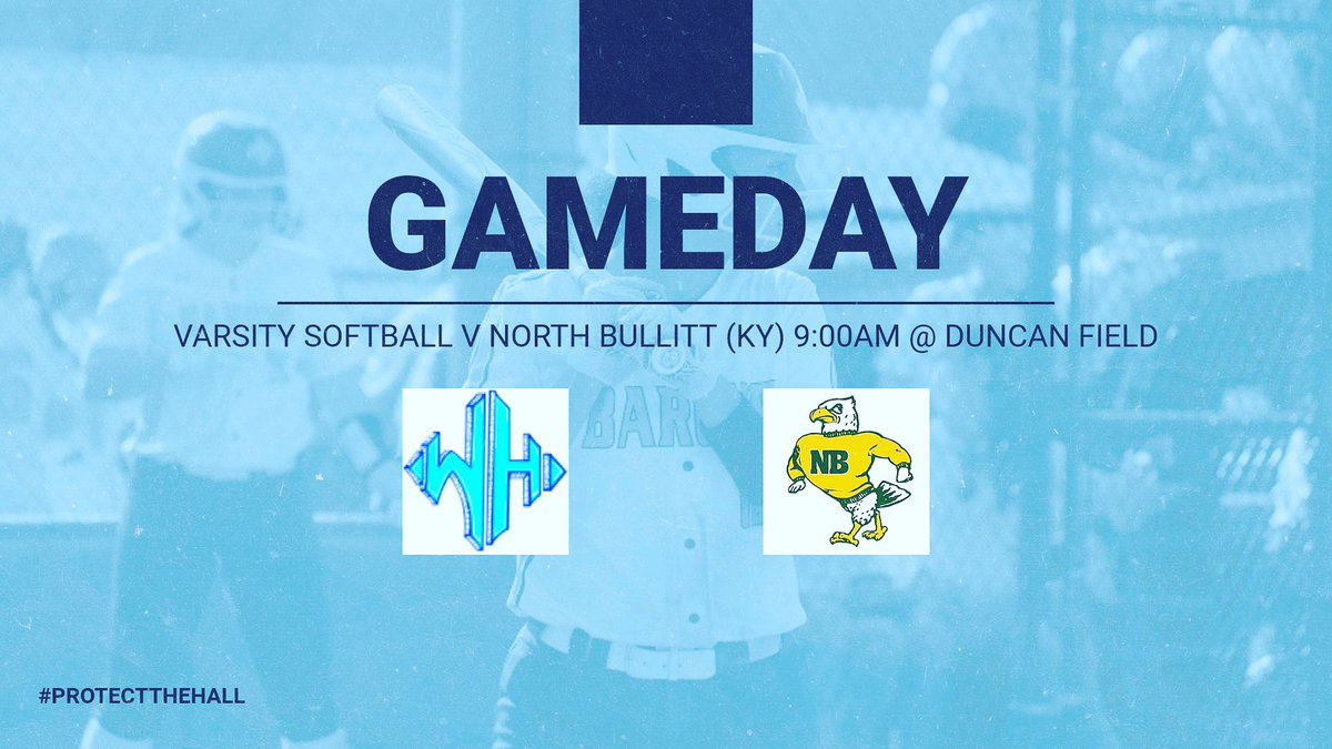 WH_Barons's tweet photo. Varsity Softball kicks off their Spring Break Cal Ripken Experience on Monday at 9:00am vs North Bullitt (Ky). #ProtectTheHall https://t.co/2NROWMPeIQ
