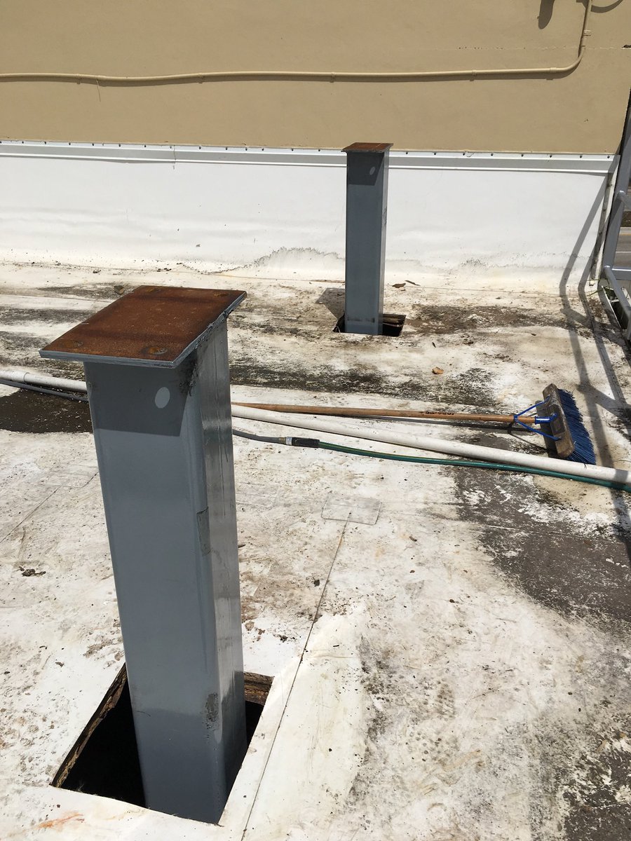 PCrousillat's tweet photo. Steel plates welded on steel columns!
#Bcn2210 #fiu #fiumossschool #construction @fiu_mossschool https://t.co/PJuxvRdakR