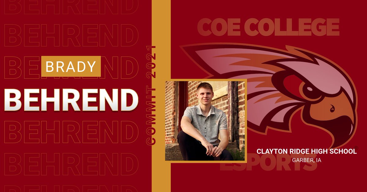 CoeEsports's tweet photo. We welcome @Brady_2102 to the Kohawk Esports family! #GoKohawks #commit2021 #CollegeEsports #KohawkEsports #ProtectTheNest https://t.co/a2cm4mhI8e